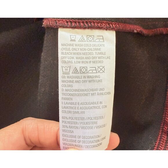 Laurie Felt Zoe Plaid Knit Fringe Trim Button Front Wrap Clueless Preppy Coat S - Picture 11 of 12